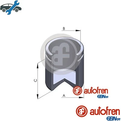 PISTON BRAKE CALIPER D025580 FOR SMART FORTWO/Cabrio CITY-COUPE CABRIO 0.6L 3cyl - Image 1 of 4