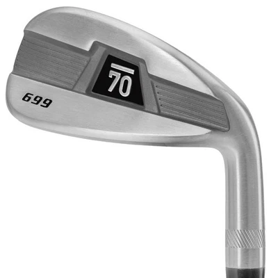 Left Handed Sub 70 Pre-Owned 699 v2 Satin Irons 6-PW, AW 1* Upright Stiff - Image 1 of 4
