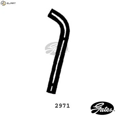 MANGUERA RADIADOR 2971 PARA ALFA ROMEO AR 10525 1.8L 4cyl 1750-2000 Foto 1 de 4