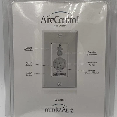 Minka Aire Wall Mount Six Speed Fan Control Model WC400 New In Package - Image 1 of 4