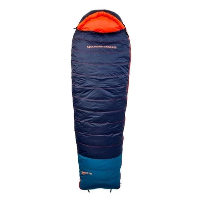 NEW Mountain Designs Travelite 700 -9°C Limit Rating Down Sleeping Bag By Anacon - image 1 of 4