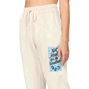 Cozy Fleece Sweatpants Snow Weather drawstring sweats winter comfy relaxing - Picture 1 of 36
