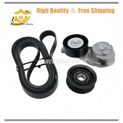 for Ford Crown Victoria Lincoln Mercury 4.6 Serpentine Belt Tensioner Pulley Kit Foto 1 de 4