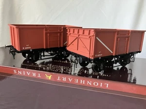 O Gauge Lionheart 16t Welded Body Mineral Wagons. Bauxite LHT30150. Twin Pack. - Picture 1 of 13