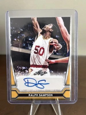 2021 Leaf Multisport Blaster Auto Gold Ralph Sampson #BA-RS1 Auto HOF - Image 1 of 2