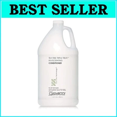 Vegan Tea Tree Triple Treat Conditioner - Eucalyptus & Rosemary Infused, 128 oz - Image 1 of 4