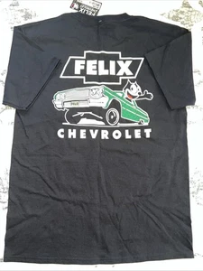 NWT FELIX CHEVROLET Shirt Medium Black - Los Angeles Car Dealership - Picture 1 of 8