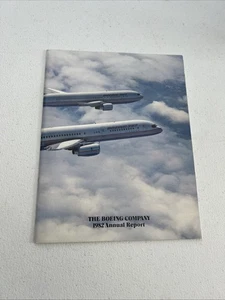 Boeing Company 1982 Annual Report Booklet Boeing 767 757 On Cover - Picture 1 of 3