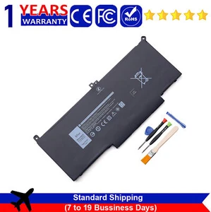 Batterie F3YGT pour DELL Latitude 12 7000 7280 7290 13 7000 7380 7390 E7390 E7490 - Photo 1/7