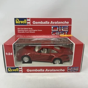 1990 Revell Gemballa Avalanche 1:24 Red DieCast - Picture 1 of 5