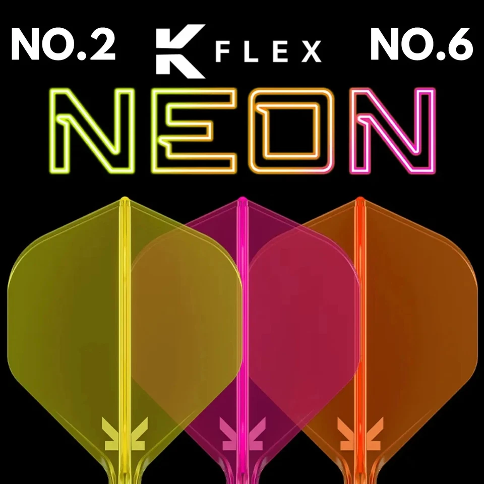 Target K-Flex NEON Flight & Shaft System No.2 - No.6 Short-Intermediate-Medium - Bild 1 von 1