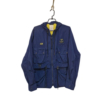 H&M Olympic Collection Sweden Blue Jacket Full Zip Men Size: M - Image 1 of 4