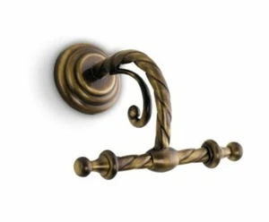Accessori bagno porta accappatoio Edera ottone bronzo rame oro nero bianco opaco - Foto 1 di 2