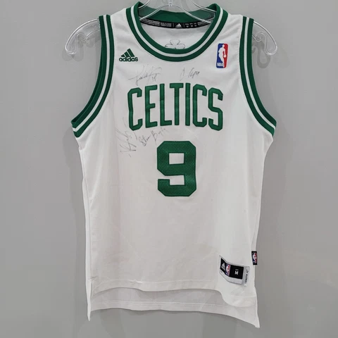 Autographed Adidas NBA Boston Celtics Rajon Rondo 9 Jersey Youth M Cover