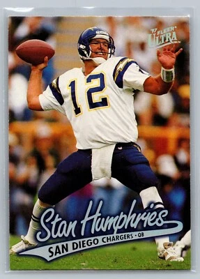 1997 FLEER ULTRA Card # 103 Stan Humphries - San Diego Chargers - Image 1 of 2