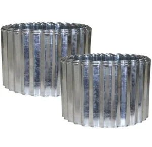 Greenlife Metal Garden Edging Roll Galvanised 2 x 6M x 150mm New - Picture 1 of 1