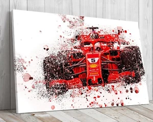 Iconic Formula One Race Car, mounted canvas ready to hang - Picture 1 of 9