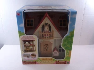 Calico Critters Red Roof Cozy Cottage Dollhouse Playset New in Box - Picture 1 of 5