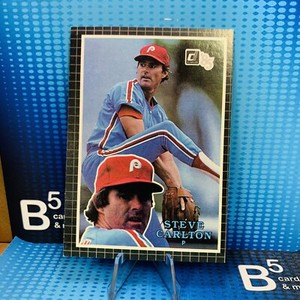 STEVE CARLTON PHILLIES #55 1985 Donruss Baseball Jumbo Card Action All-Stars 