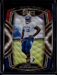 2020 Panini Select ISAIAH WILSON Tri-Color Rookie Die-Cut #291 Tennessee Titans - Picture 1 of 2