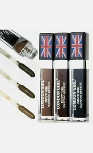 1 X London Girl BROW GEL Tattoo Effect Eyebrow Matte Finish Long Lasting Effect - Picture 1 of 5