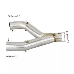 For Aprilia Shiver SL 900 2017-2020 SL900 Motorcycle Exhaust Mid Link Pipe - Bild 1 von 1