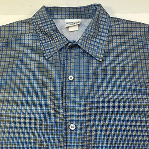 VINTAGE 1990s Y2K STREET CULTURE BUTTON UP SHORT SLEEVE SHIRT XL 100% Polyester - Picture 1 of 4