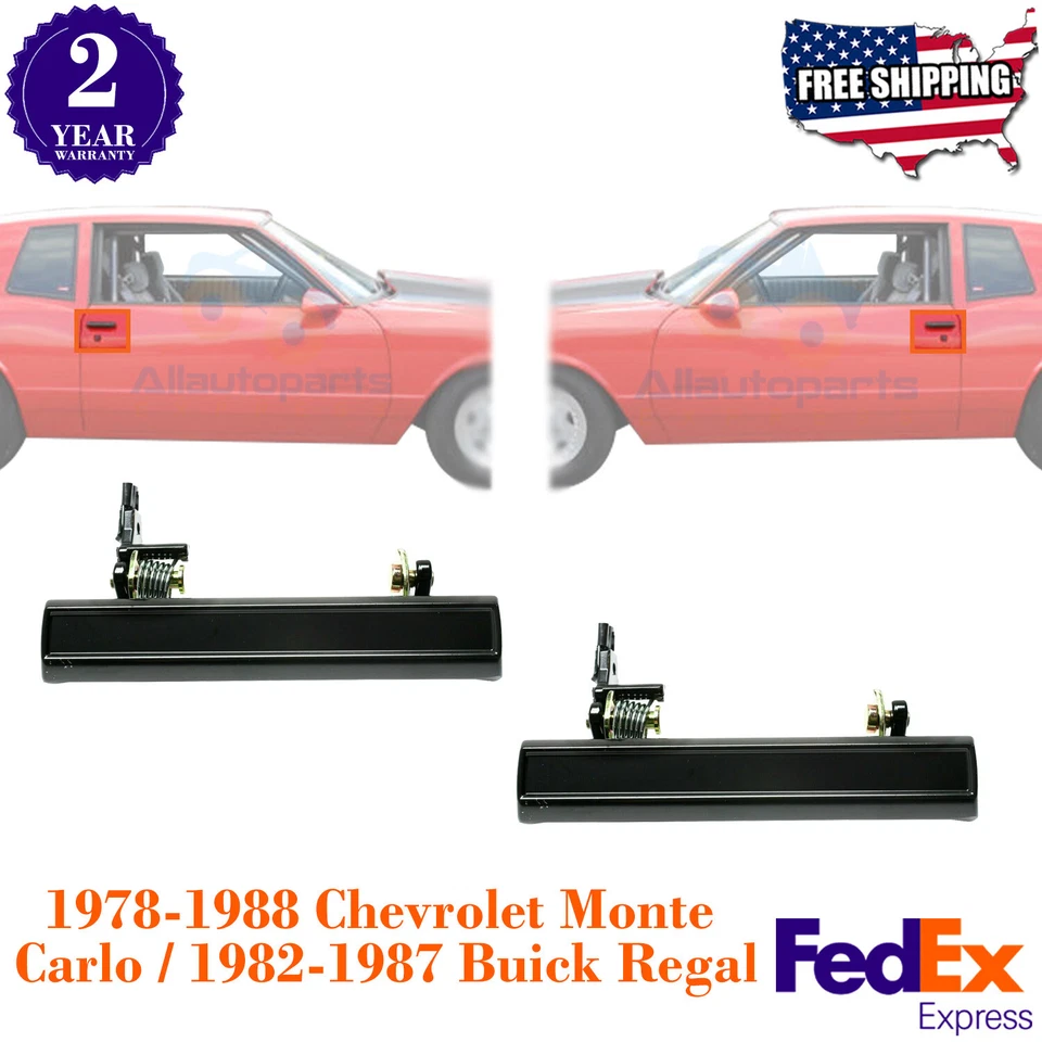 Manija de puerta delantera exterior para 1978-1988 Monte Carlo / 1982-1987 Regal Foto 1 de 4