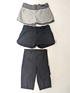 LULULEMON Lot of 3 Women's Senseknit HR Running Short Side Tied Cotton - 4 - Picture 1 of 7