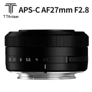 TTartisan 27mm F2.8 Auto Focus Lens For Fuji X-mount Camera X-T2 X-T3 X-T4 X-T30 - Picture 1 of 10