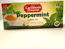 Jamaican Caribbean Dreams Peppermint Herbal Tea (24 Teabags 31.2g)