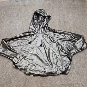 Forever 21 Jacket Womens Small Gray Windbreaker Lightweight Jersey Run Ladies - Picture 1 of 9