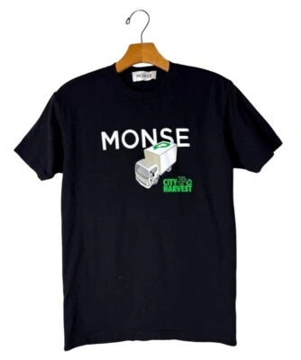 Camisa Monse Mujer Pequeña Negra Algodón City Harvest NYC Spring Runway 23 Camiseta Foto 1 de 4