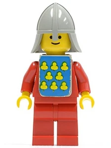 Lego Classic 375 6075 Yellow Castle Knight Red Castle Minifigure - Picture 1 of 2