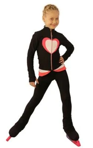 Abito da pattinaggio con figure IceDress - Tutti Frutti (nero, corallo, bianco) - Foto 1 di 3