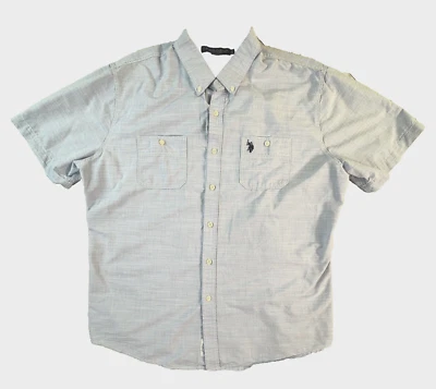 Polo EE. UU. ASSN Para hombres XL Azul Claro Manga Corta Azul Poni Ciudad de Nueva York Foto 1 de 4