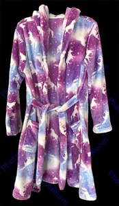 *Unicorn Soft Unicorn Hooded Bathrobe for Girls Size Small/Medium - Picture 1 of 3