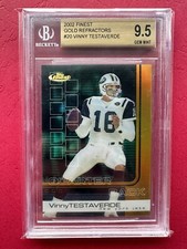 2002 Finest Gold Refractor Vinny Testaverde #20 1/25