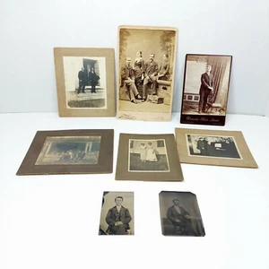 8 Antique Vintage Cabinet Family ,Photo MA, San Francisco CA - Picture 1 of 9