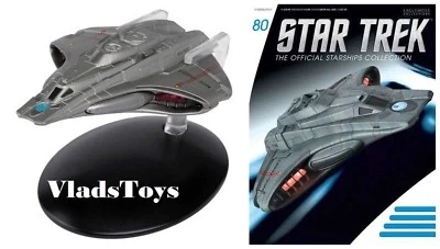 Eaglemoss литой Star Trek Starfleet Federation разведчик корабль #80 w/журнал - Изображение 1 из 3