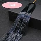 36&quot; Holographic Sparkle Woman Hair Glitter Tinsel Extensions Dazzles 120 Strands