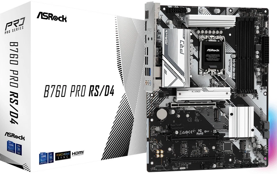 ASRock B760M Socket Intel 1700 Mini ITX DDR4-SDRAM Motherboard - Imagen 1 de 1
