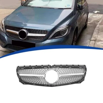 Fit for Mercedes-Benz W246 B-Class 2012-2014 Diamond Car Front Bumper Grille - Image 1 of 4