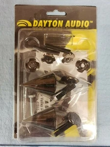 Dayton Audio Metal Cone Feet 240-715 Audio Amp Feet CD Player Feet Audiophile - Picture 1 of 2