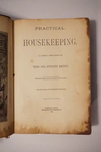 Practical Housekeeping by Estelle Woods Wilcox 1886 Hardcover - Picture 1 of 9