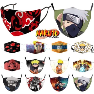 With PM2.5 Filter Anime Naruto Cotton Masks Printed Face Mask Washable Au New - Picture 1 of 20
