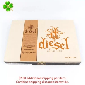 Caja de cigarros de madera natural Diesel Rabito Vintage Series 600 10,75" x 7,75" x 1,25" - Imagen 1 de 12
