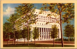 FEDERAL BUILDING St. Louis, Missouri MO unused Postcard - Picture 1 of 2