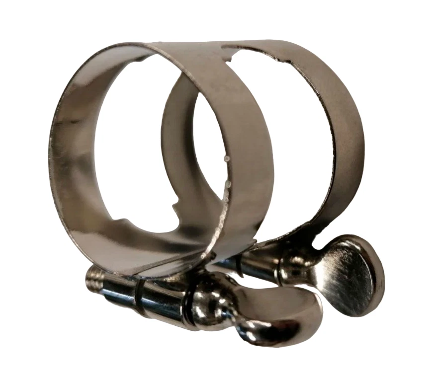 Legatura in Metallo per Clarinetto Sib Clarinet BB a Doppia Vite Fascetta - Immagine 1 di 4