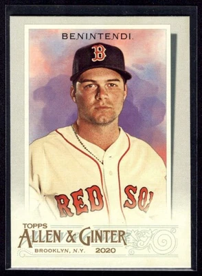 2020 Topps Allen & Ginter Andrew Benintendi Boston Red Sox #82 - Image 1 of 2